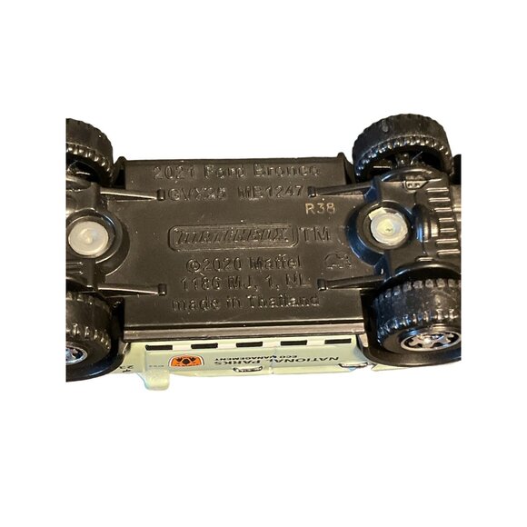 2021 Ford Bronco Die-Cast Toy Car Mattel Matchbox National Parks Edition - Picture 5 of 5